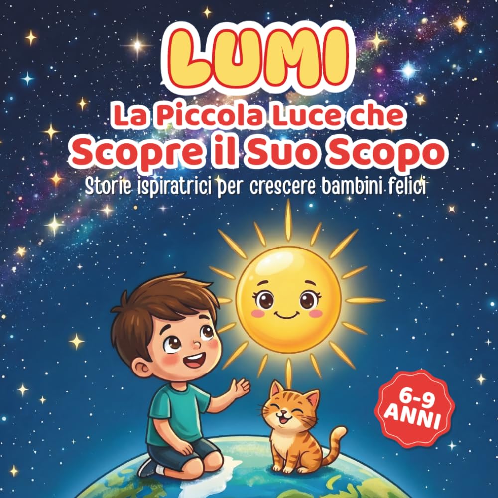 Lumi, la piccola luce che scopre il suo scopo: Storie ispiratrici per crescere bambini felici, esplorando il mondo delle emozioni e sviluppando ... colorare. (Il Mondo delle Emozioni di Lumi)