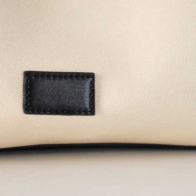 Bolsos hobo medianos para mujer, diseño de lona con contraste de colores, bolsos de hombro miniatura 7