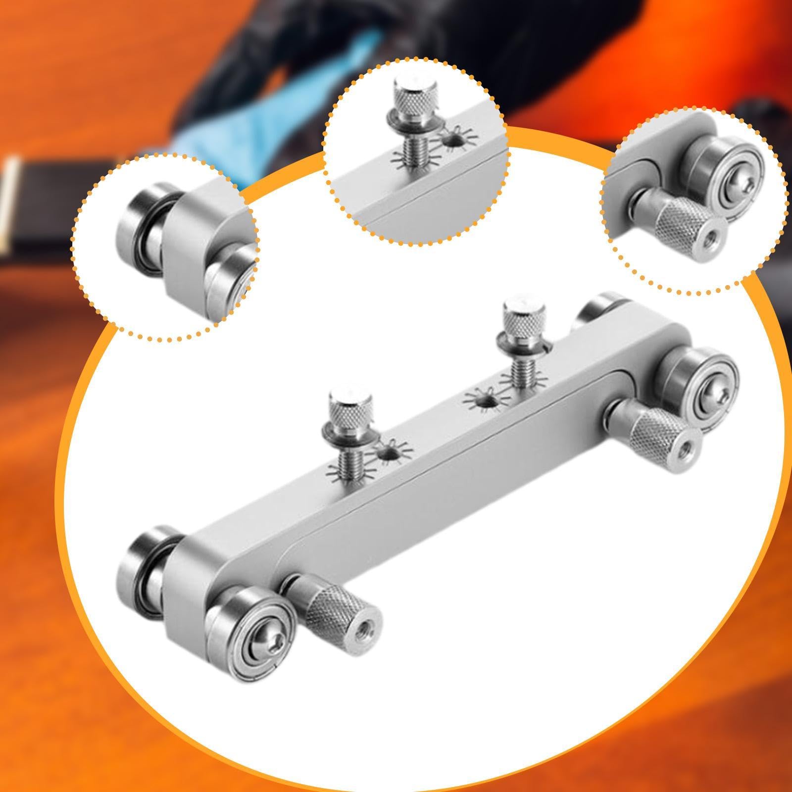 Lijadora de Cejuelas Y Selletas de Puente de Guitarra, Herramienta de Luthier, Dispositivo Profesional para Rectificar Puentes Y Accesorios para Instr, Plata