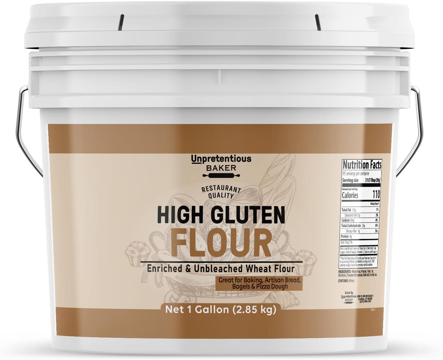King Arthur Flour Sir Lancelot HiGluten Flour 50 Pounds