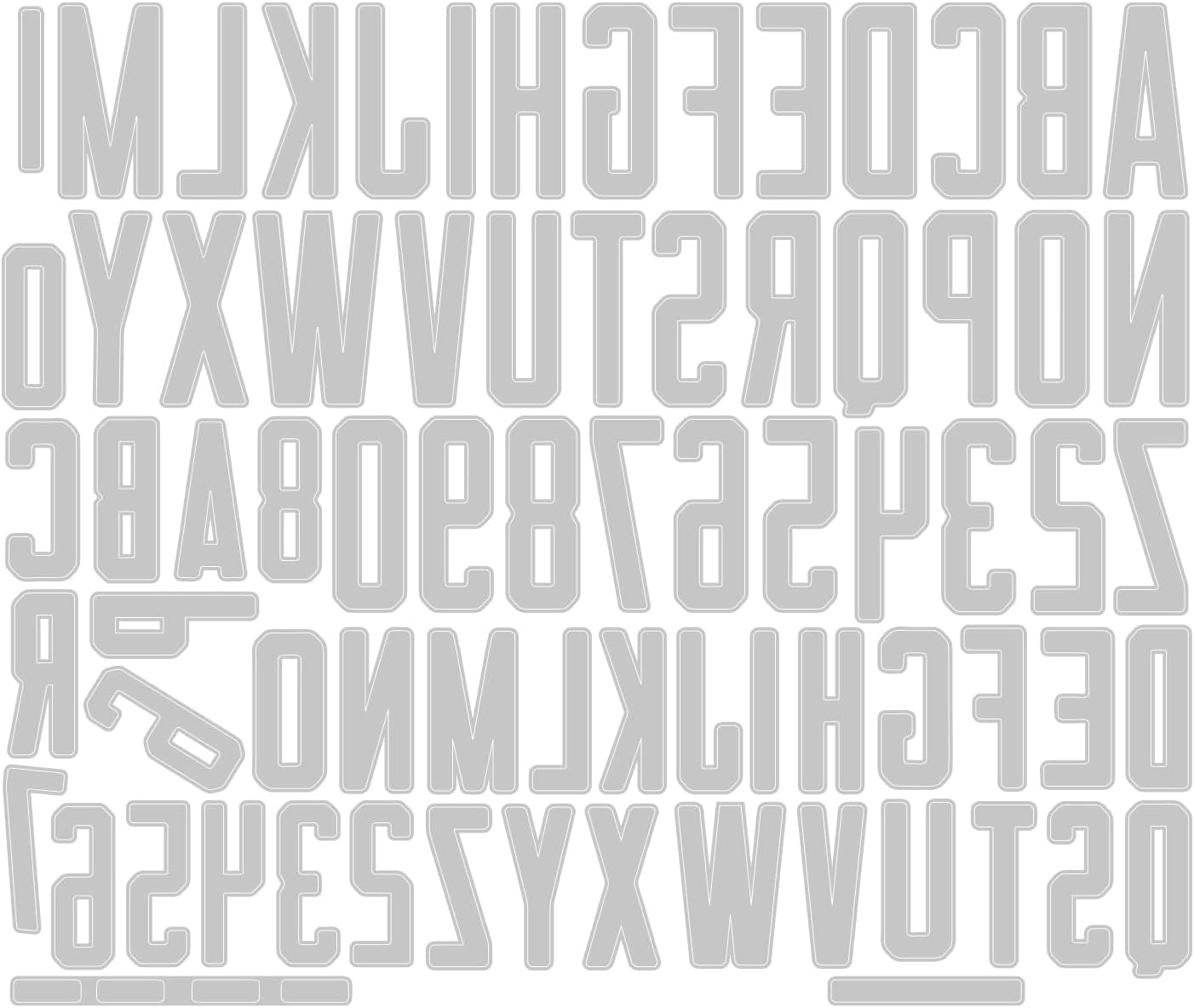 Sizzx Thinlits Die Set 73PK Alphanumeric Theory by Tim Holtz | 665924 | Chapter 3 2022