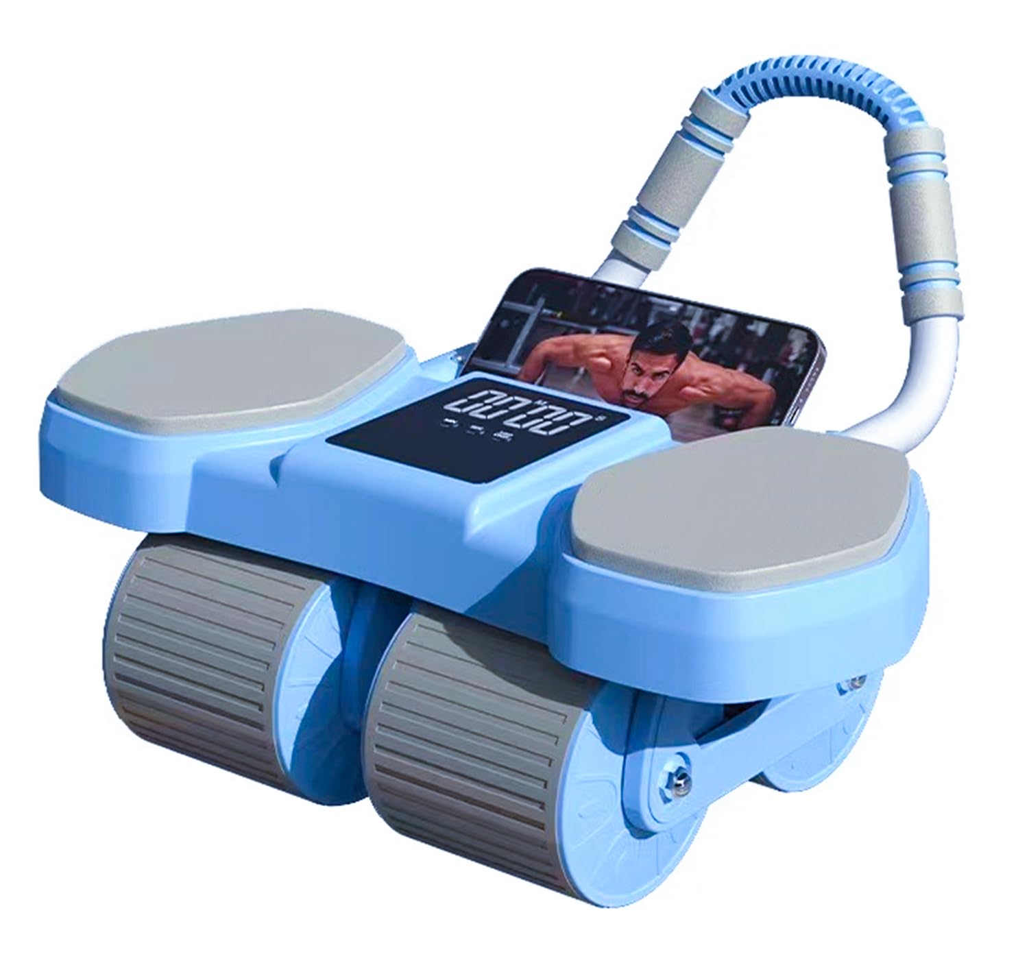 Ab roller wheel,The upgraded four-wheel abdominal wheel used for enhancing abdominal muscle exercises is abdominal fitness wheel that is more suitable for the home gym.