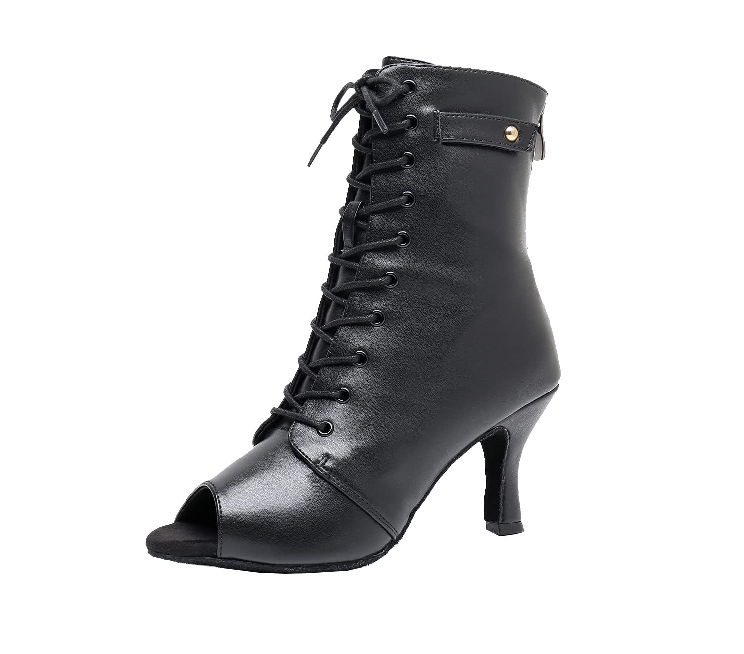 Botas profesionales de baile latino para mujer, salsa, tango, jazz, tacón personalizado