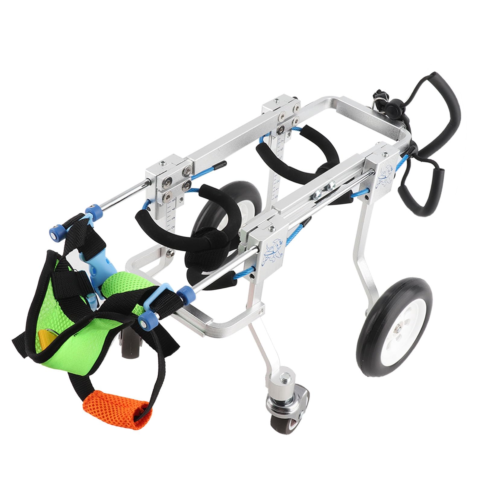 Juguetes de Gato, Mantiene a su M¨®vil y C¨®Modo, Arneses de Chalecos, Viaje con F¨¢CIL Almacenamiento y Transporte, Silla Ruedas para Peque?as para la Espalda, Mascota, Ayuda