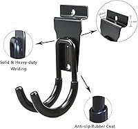 Vista 6 de Accesorios de pared de garaje, ganchos de pared de listones de varios tamaños, accesorio de pared de listones de alta resistencia