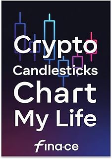Crypto Trading Poster Print - Crypto Candlesticks Chart My Life - 13x19 - Futuristic Finance Style