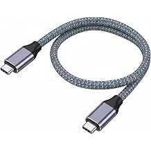 High Speed USB-C to USB-C Data Cable, USBC 3.2 Gen 2 20Gbps SSD& HDD Cable, 1.6FT Short USB C Data Cable Compatible with Samsung T7/T9, Kingston,SanDisk,SSK, Crucial X10 X9,WD,Lexar,LaCie,Seagate.