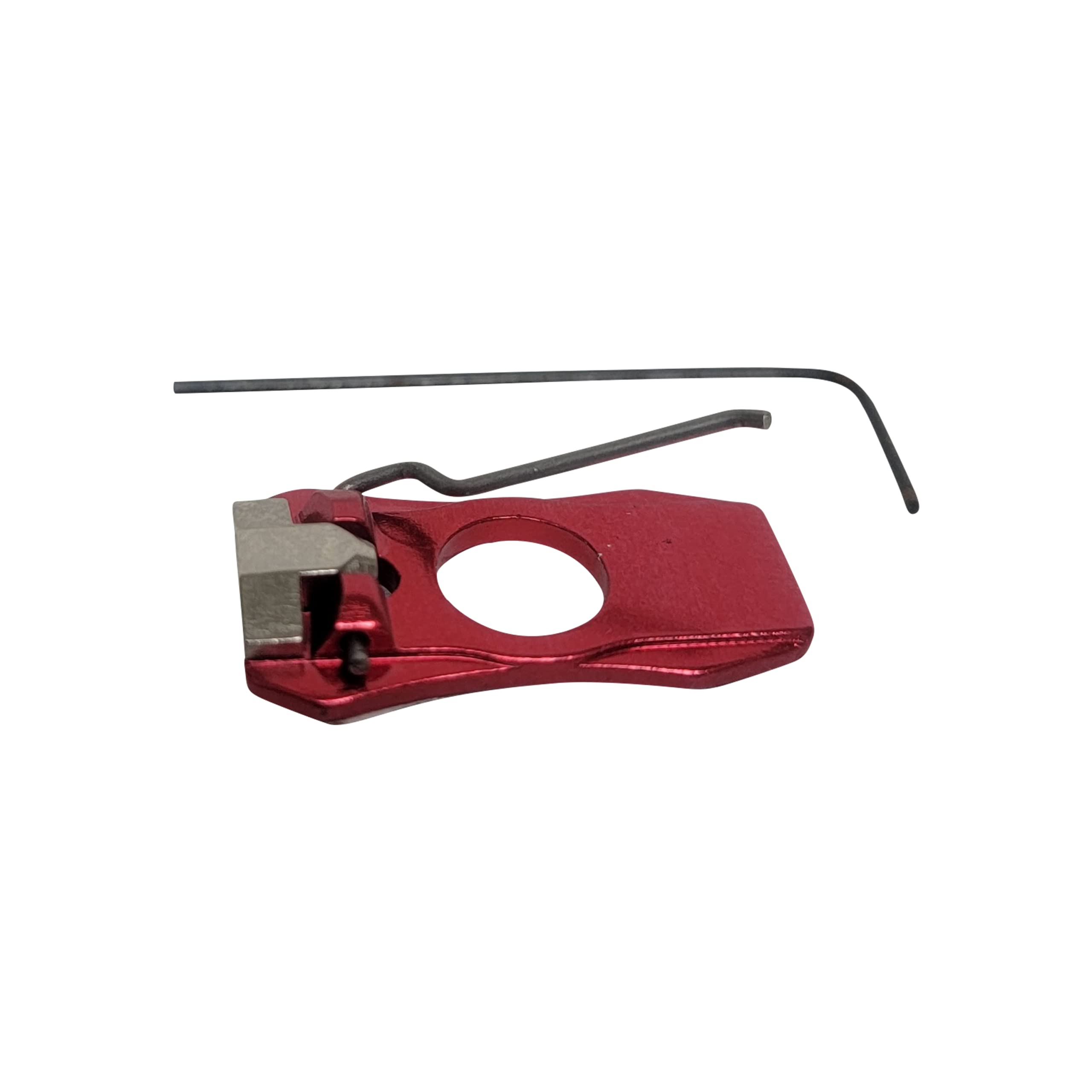 SAS Magnetic Olympic Recurve Bow and Barebow CNC Aluminum Precision Arrow Rest (Red)