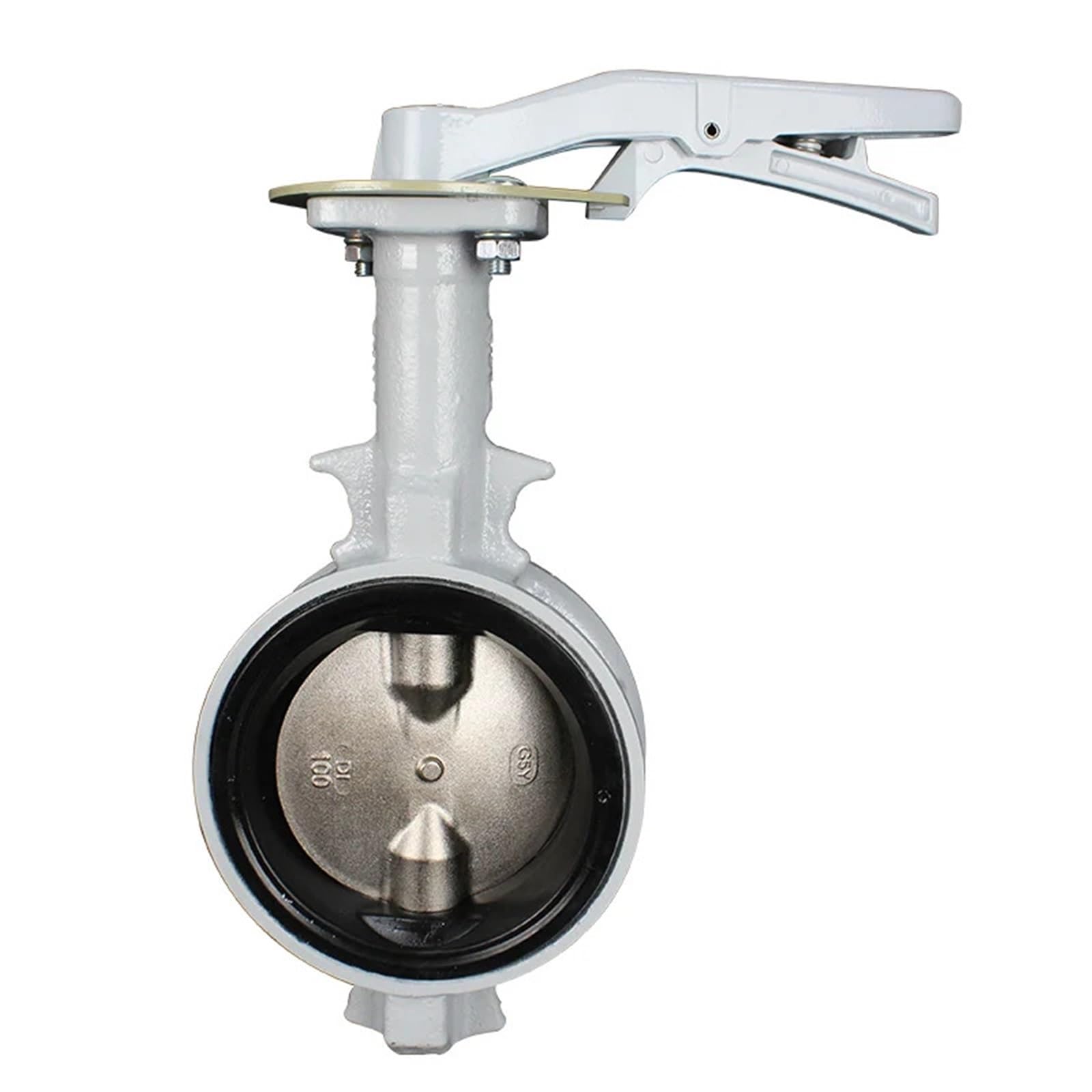 Manual Ductile Iron Wafer Butterfly Valve PN16DJ - Lever Operated with NBR Seat(DN80)