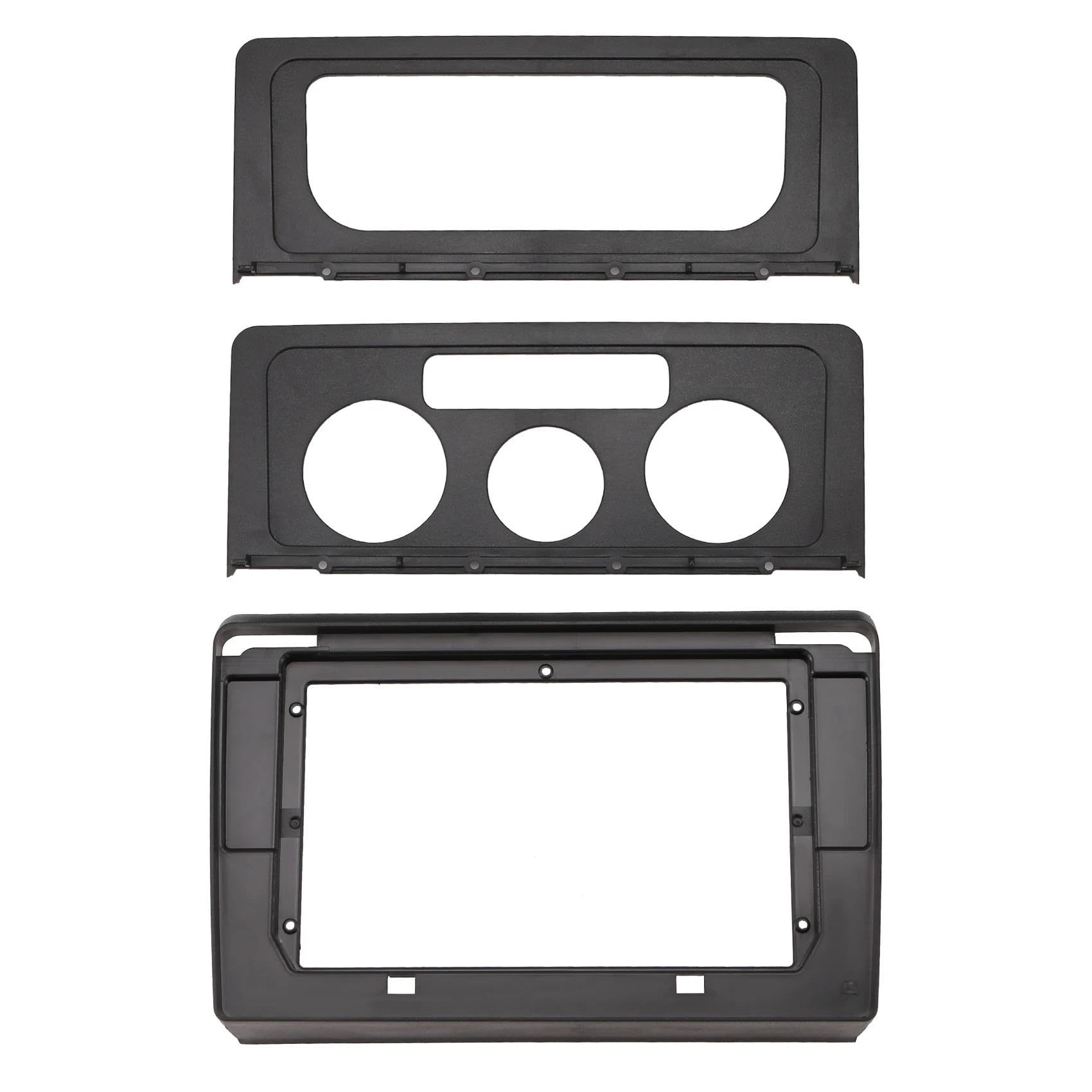 Generico Mascherina Autoradio Adattatore Universale per Fascia Telaio Auto per Caddy 2004-2010 Kit Pannello di Montaggio Radio Android Dash Radio Fascia Dash
