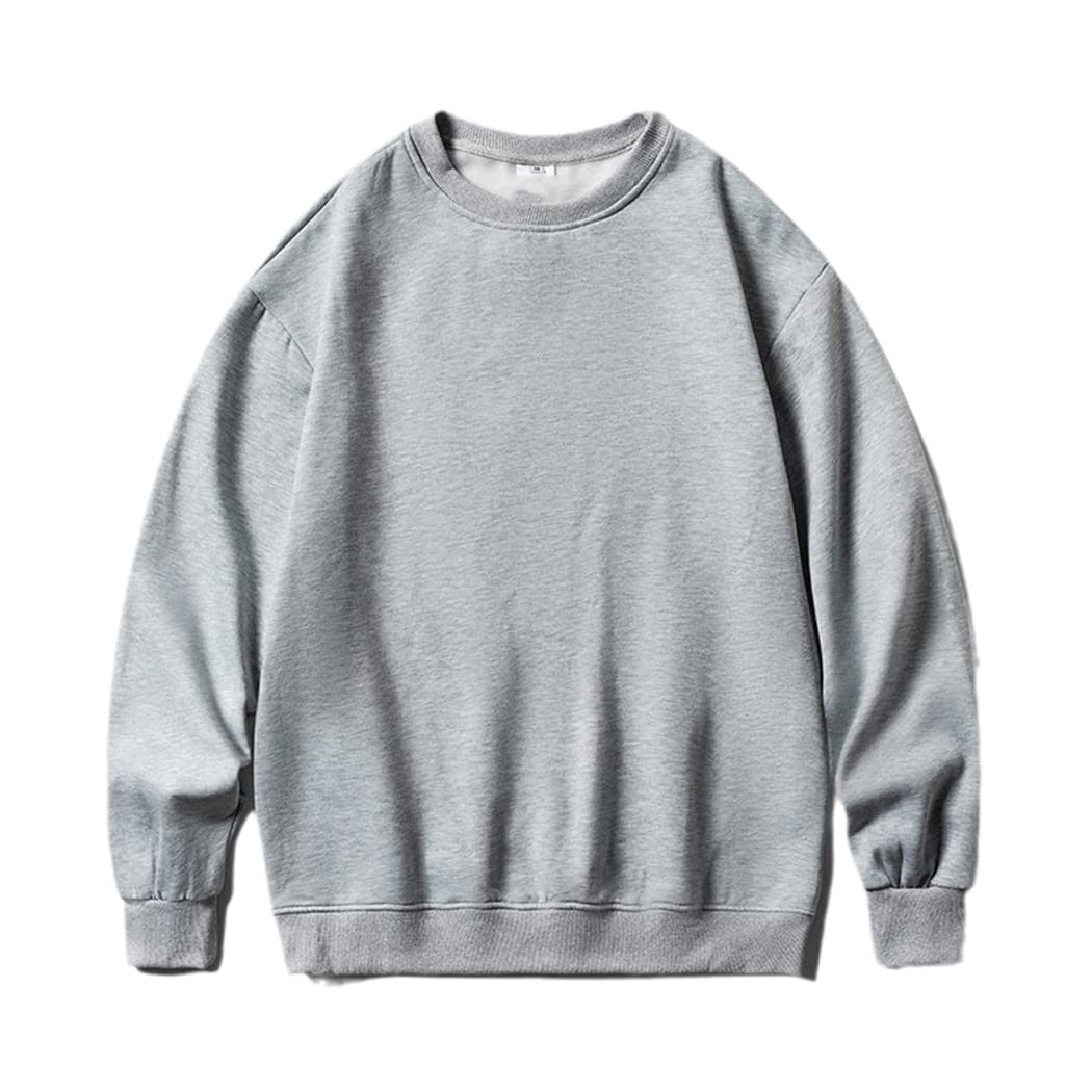 Sweat à capuche surdimensionné homme gris clair M chaud et ample - 4