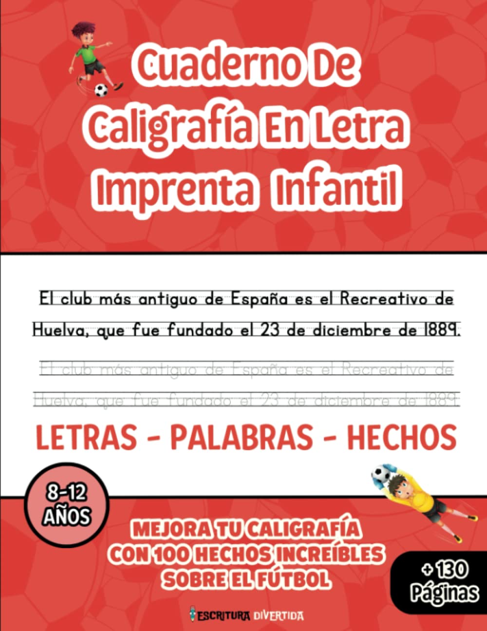 Cuaderno De Caligrafia En Letra Imprenta Infantil Mejora Tu Letra ...