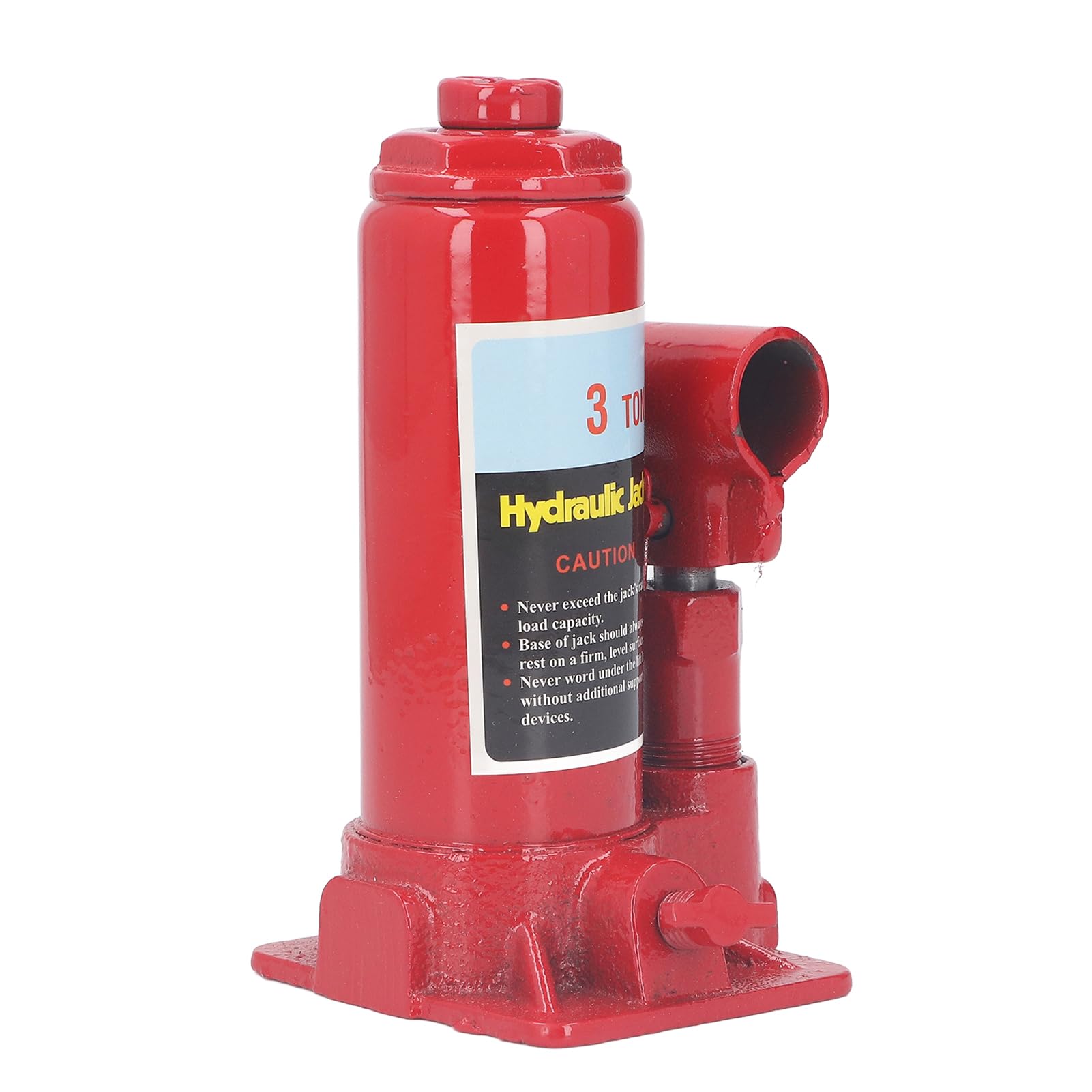 Jiawu 3-tonowy Podnośnik Hydrauliczny, Spawany Pionowy Podnośnik do Butelek do Samochodów Ciężarowych z Uchwytem Pompy, Hydrauliczny Butelek o Dużej Wytrzymałości Użytku Mieszkalnego i Komercyjnego