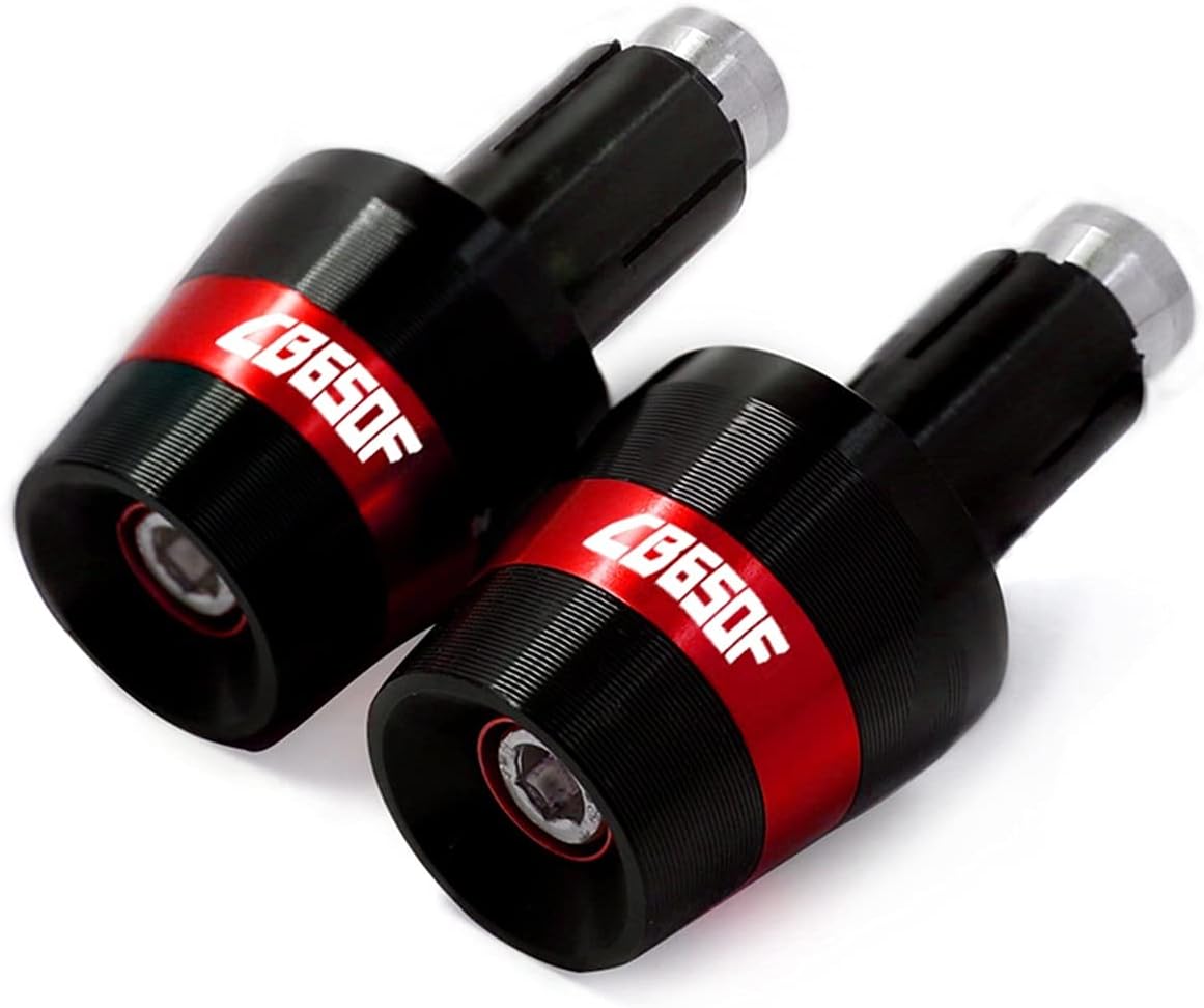 Bar Ends Compatible with Hon Da CB650F CB 650F CB 650 F Motorcycle Handlebar Grips Handle Bar Ends Weight Cap Plug Slider