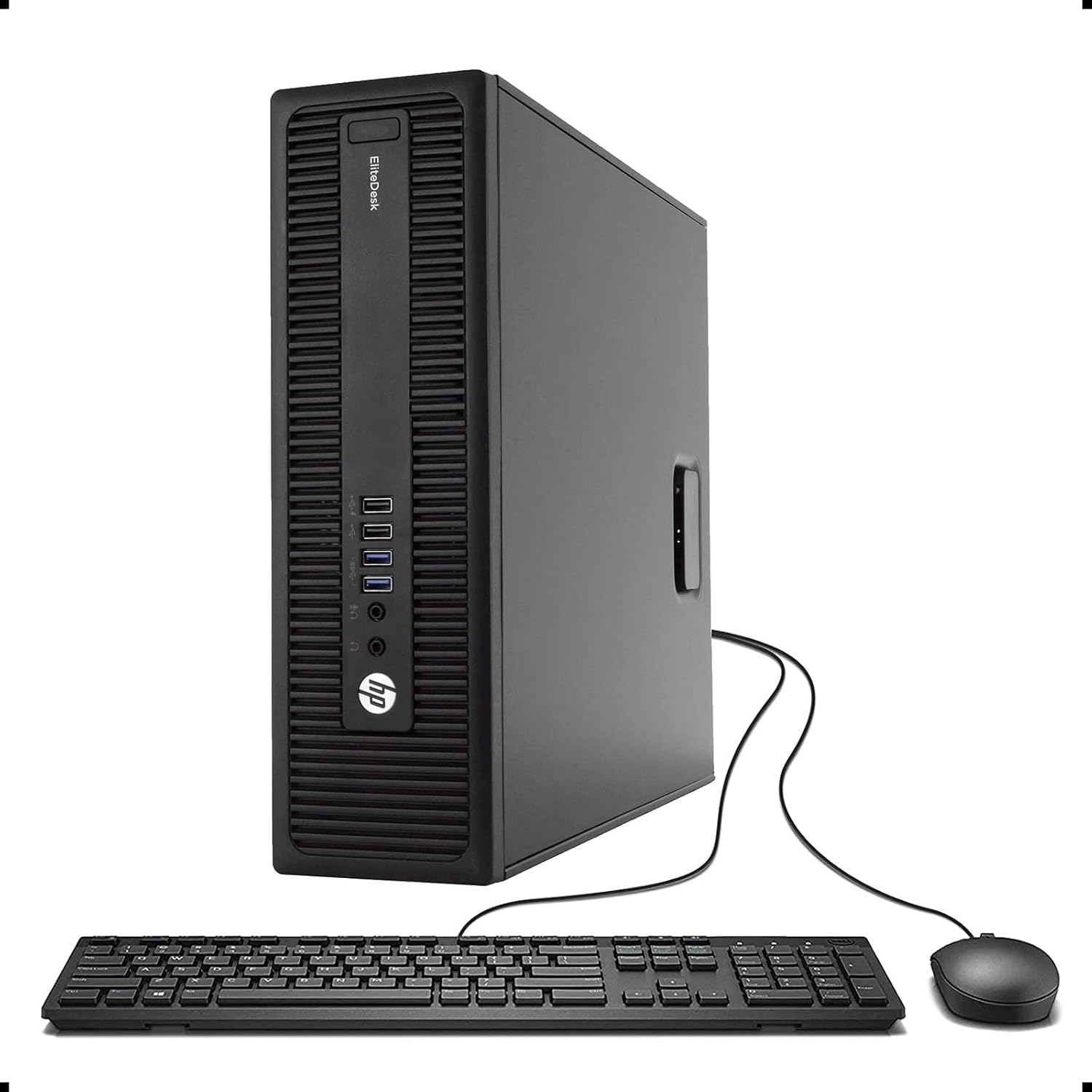 Flash Deals - 40% OFF HP EliteDesk 800 G1 SFF Intel Core i7-4770 3.40Ghz 16GB RAM 240GB SSD and 3TB HDD Win 10 Pro (Renewed)