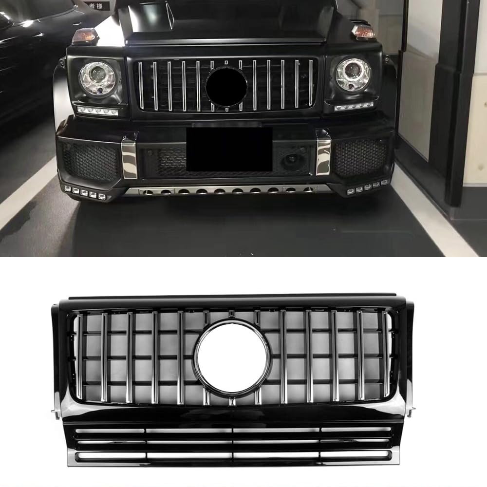 Mercedes-Benz G-Class バンパーグリルメッシュ Amazon.com: Mosion Auto GT-Panamericana Grill for Mercedes-Benz