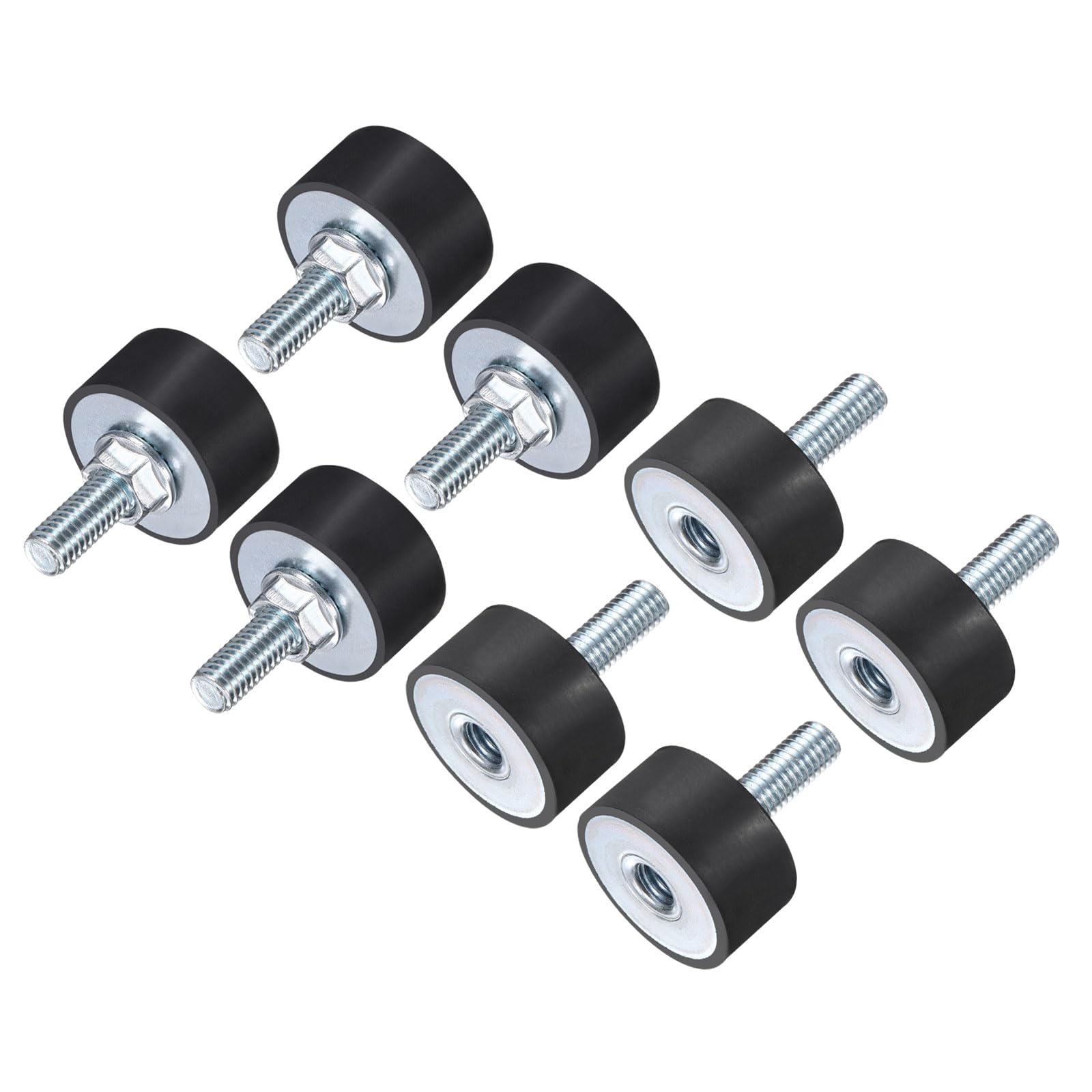 uxcell 4pcs M4x10mm Rubber Isolator Mounts with Studs 15x15mm — Amazon image 17