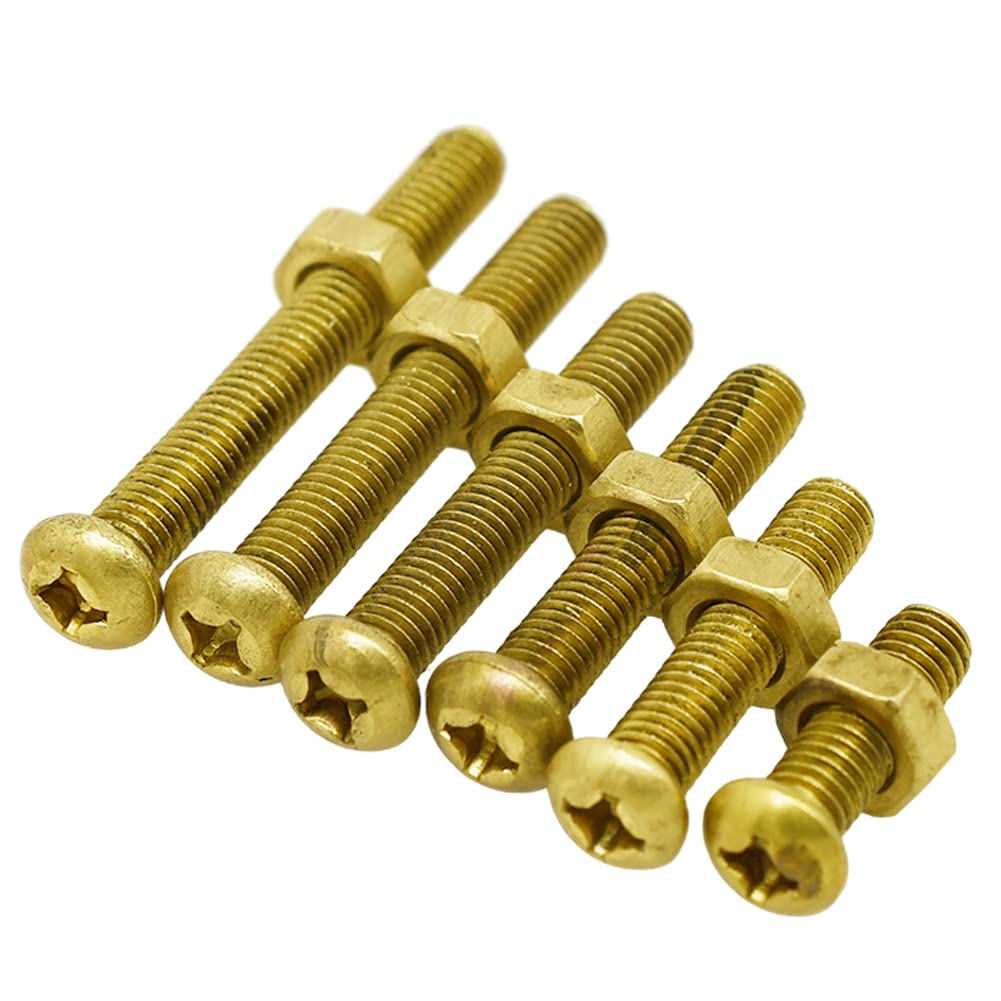Viti Ottone 3x15 con dado (pz.10