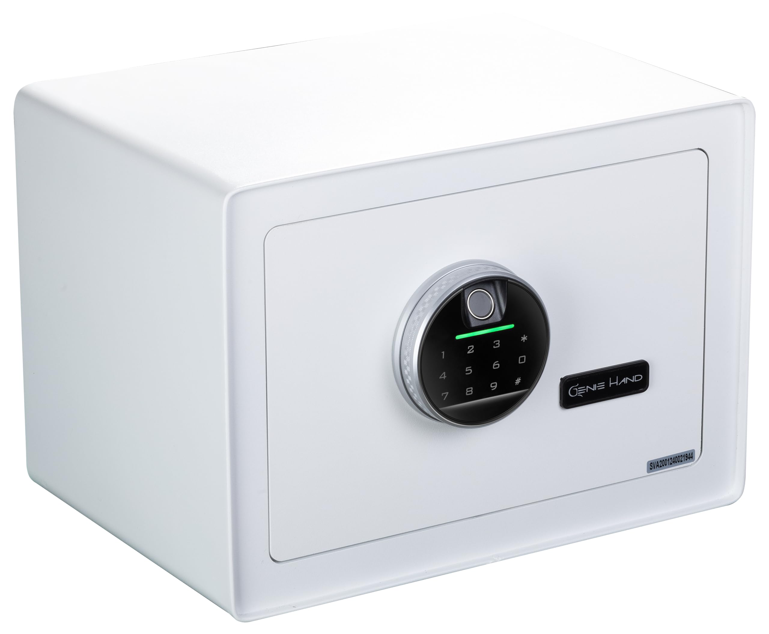 Genie Hand | Caja Fuerte Digital de Seguridad con Huella Digital y Llave, Pantalla Táctil, Cerradura B-Class y Sistema de Seguridad Anti Rebote