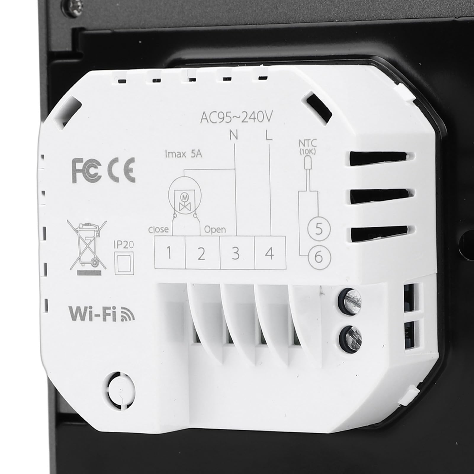 FILFEEL Termostato Wi-Fi per Manopola con Display TFT 240x240, Dispositivo