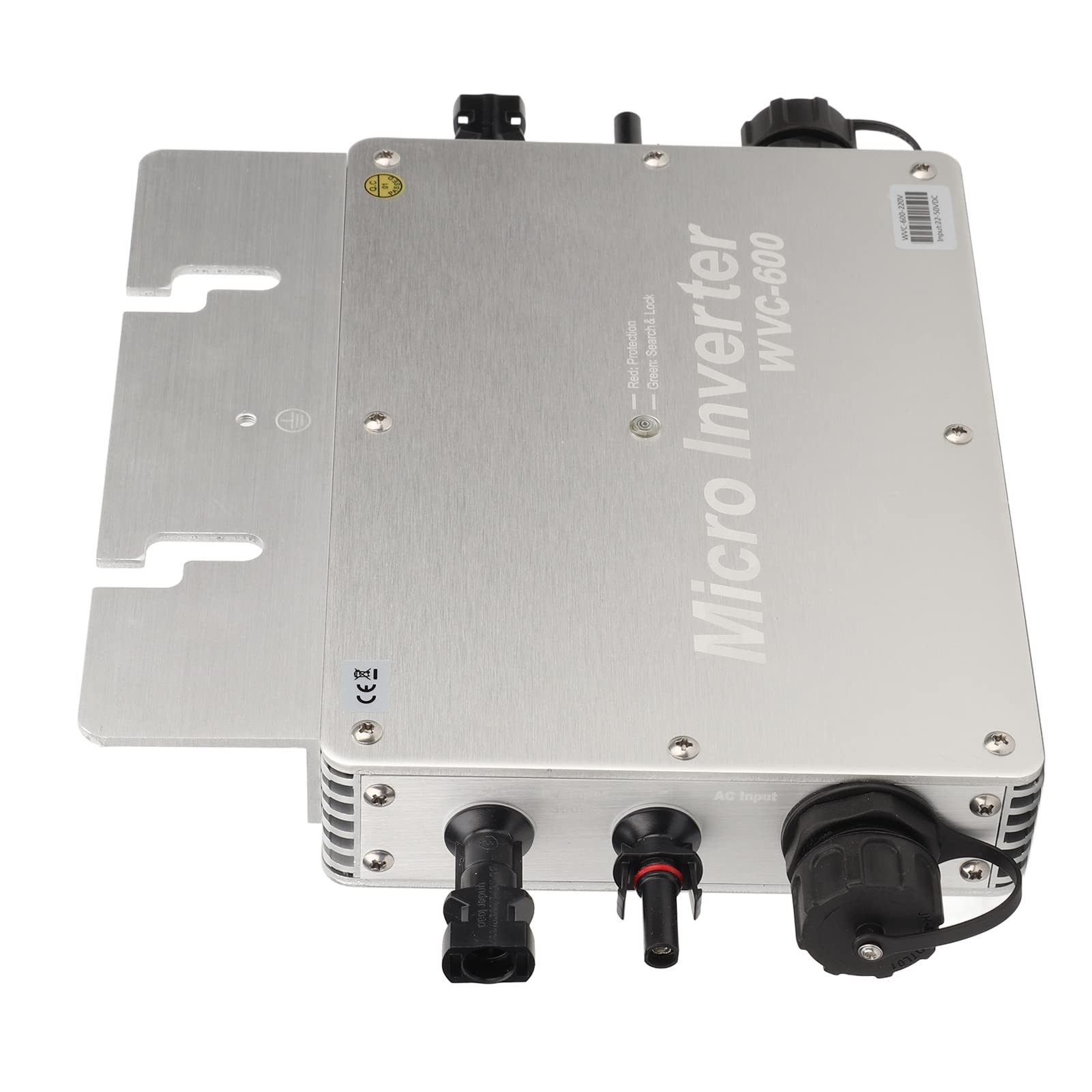 Garosa Inversor Conectado a Micro Red Inversor Solar de Aleación de Aluminio 600W 550W Salida Nominal 99,5% MPPT IP65 para Sistemas de Paneles Solares en Uso Industrial en Cobertizos Domésticos
