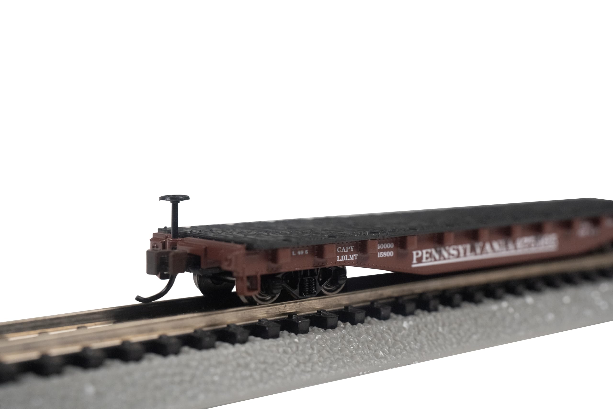 Bachmann Trains - 52' Flat CAR - PRR #475465 - N Scale