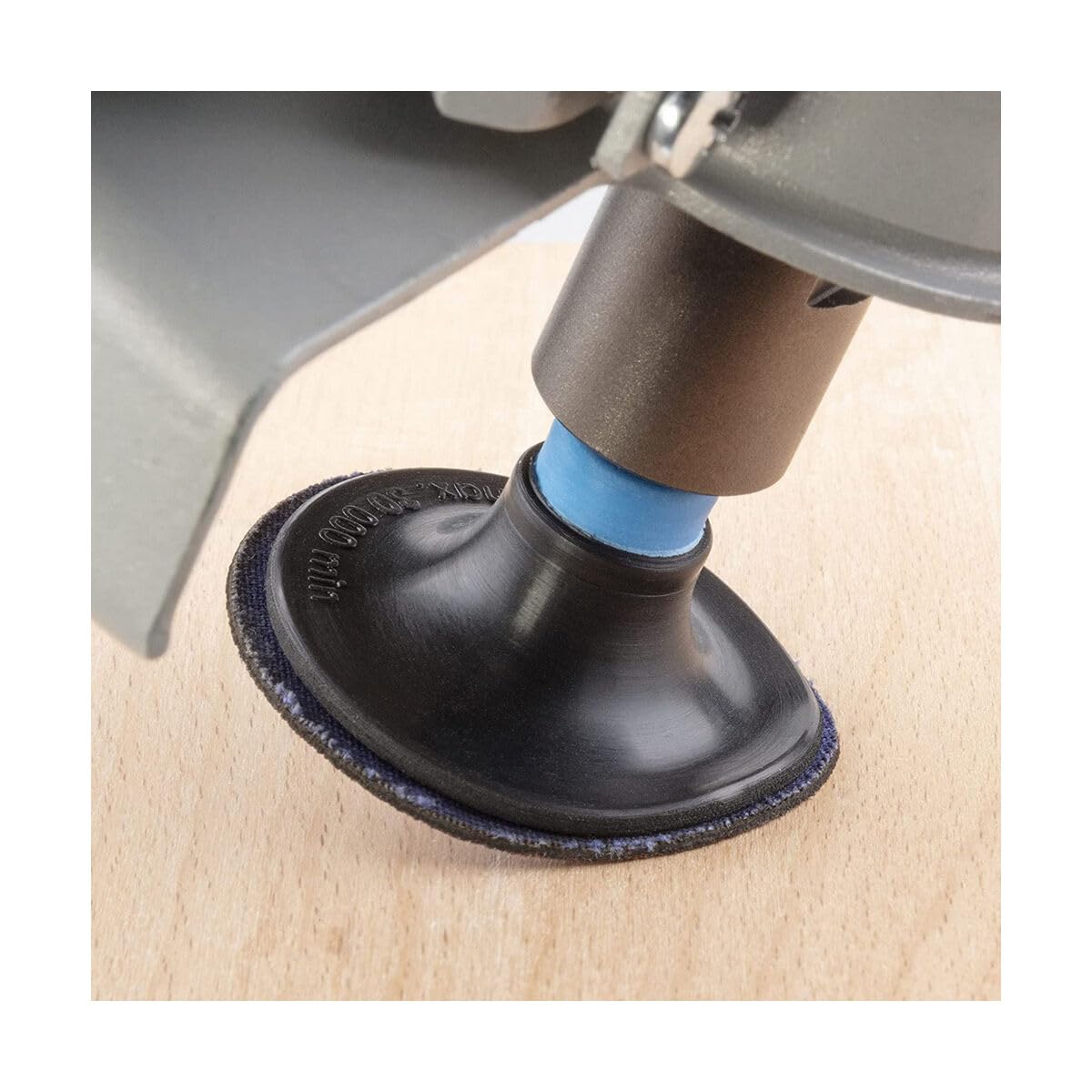 wolfcraft Sanding Disc Set for Angle Grinder 5607000 50 mm Grinding Discs with Three Grinding Discs Grit 40, 80, 120 Black