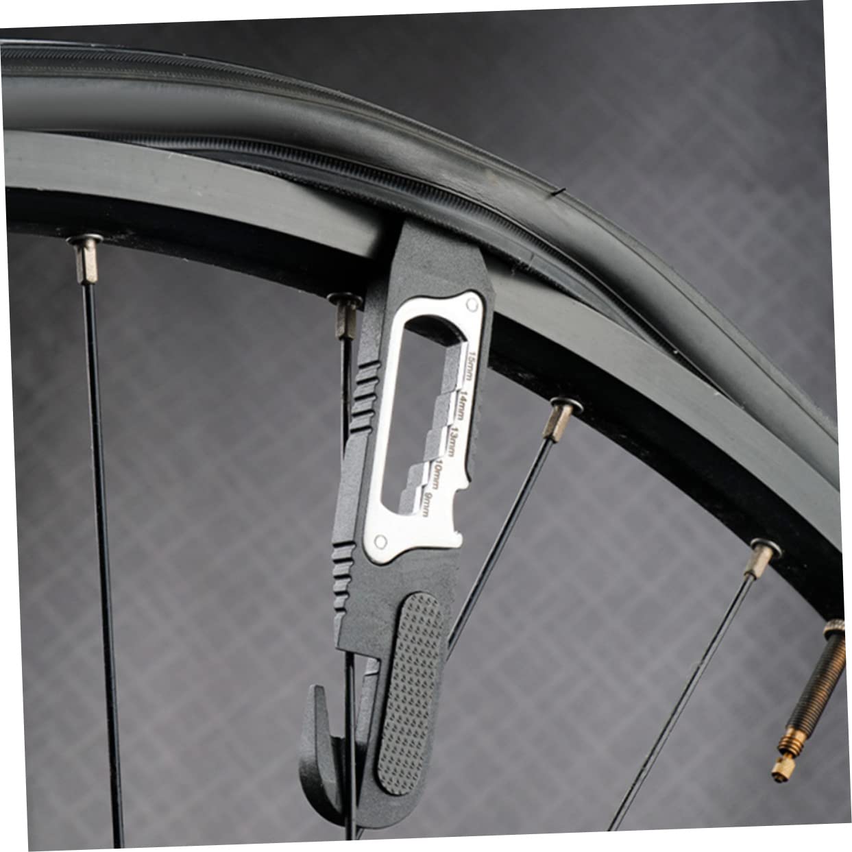 Sosoport Kit di Riparazione Strumento di Riparazione dei Pneumatici Leva per Pneumatici per Bici Strumento per La Riparazione della Bicicletta Cucchiaio per Pneumatici Nero Ferro da Stiro