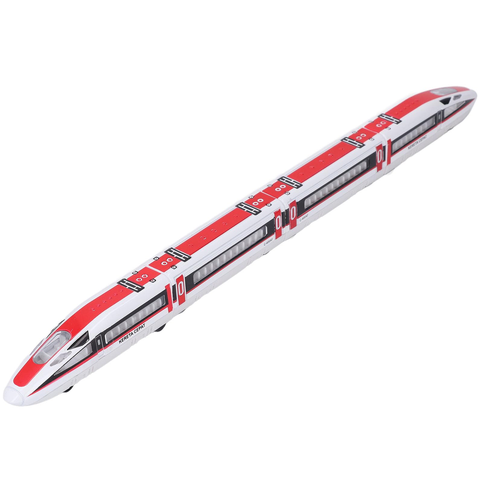 Rengue Zabawka dla Dzieci Szybki Pociąg, dla Dzieci, Zabawna i Bezpieczna Konstrukcja w Wieku od 3 do 6 Lat Zabawka Szybki Pociąg, Aluminiowy Model Toru Nan Zabawki