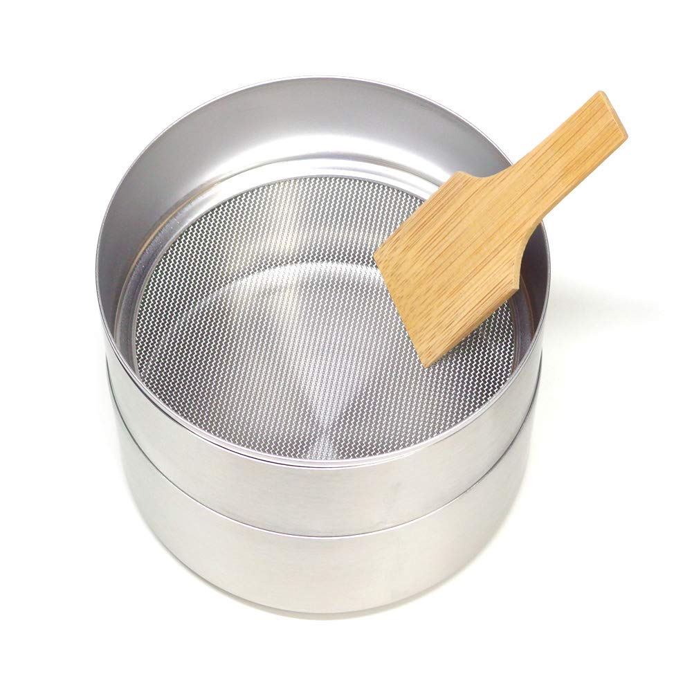 Amazon｜【茶道具/茶漉し】抹茶篩缶(抹茶ふるい缶) 茶会用ステンレス製