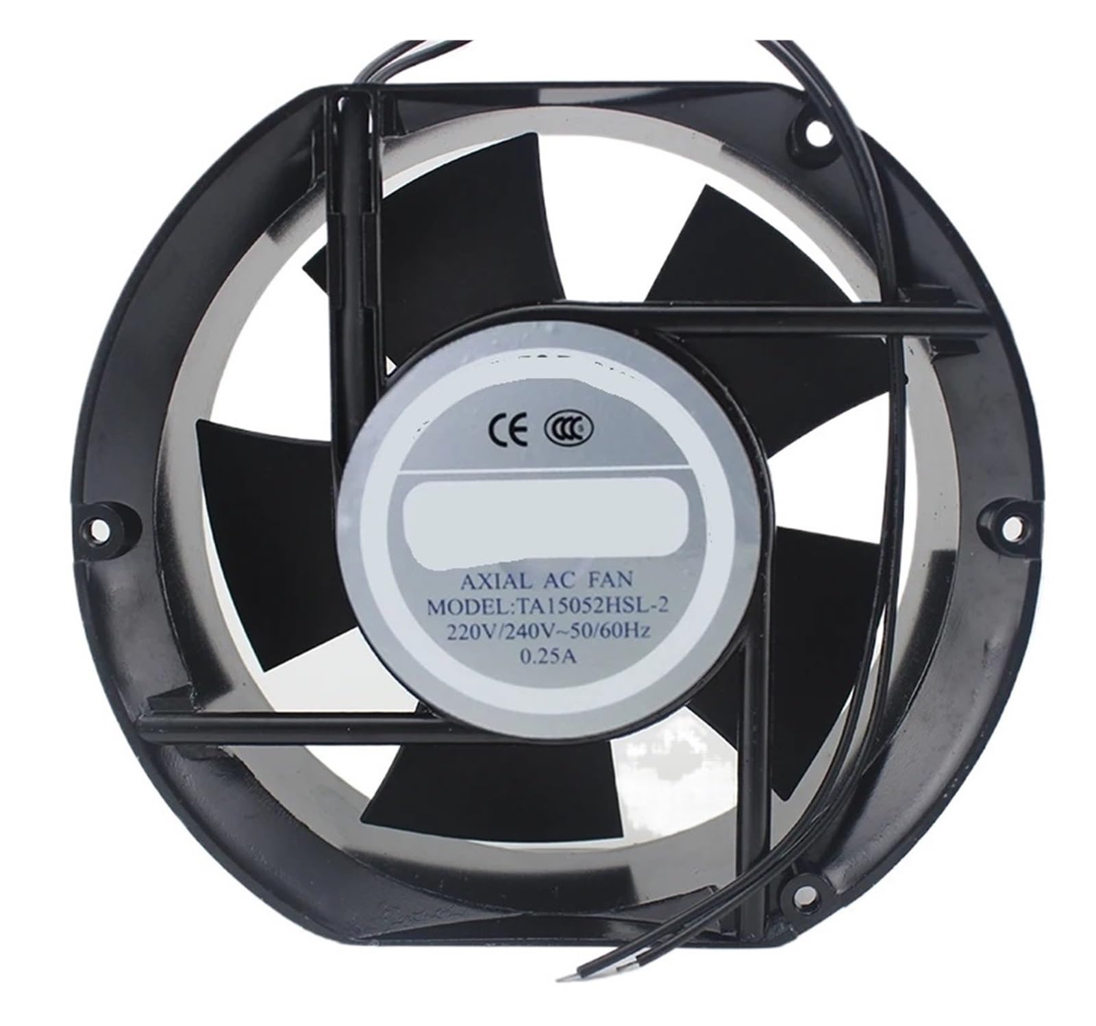 YMUGUEGH TA15052HSL-2 Cooling Fan AC 220V 0.25A 170x150x52mm 2-Wire
