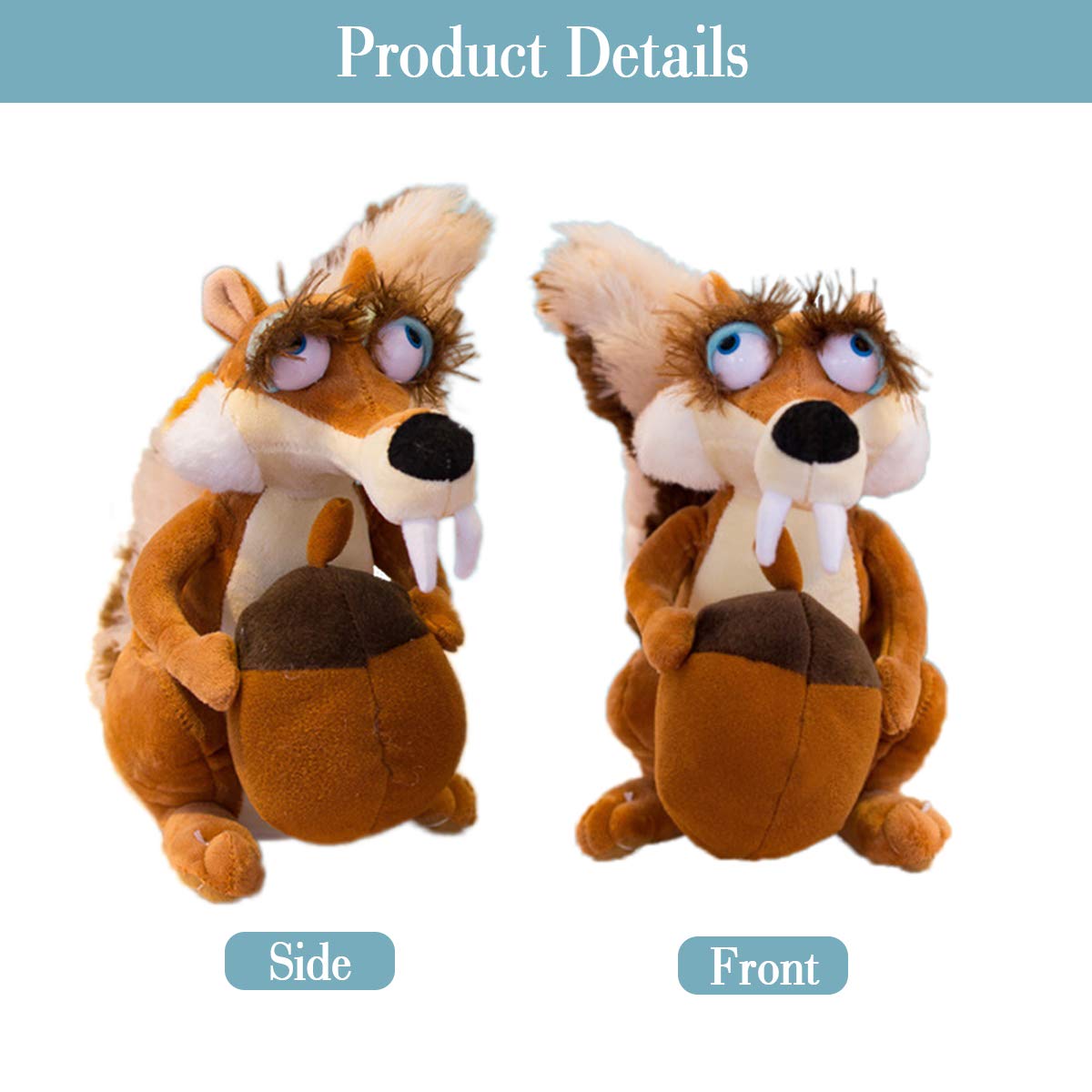 Masteelf 6pcs Adorable Mini Squirrel Resin Animal Figurines Mini Garden Ornaments Desktop Resin Animal Model Tiny Squirrel Sculptures Micro Landscape