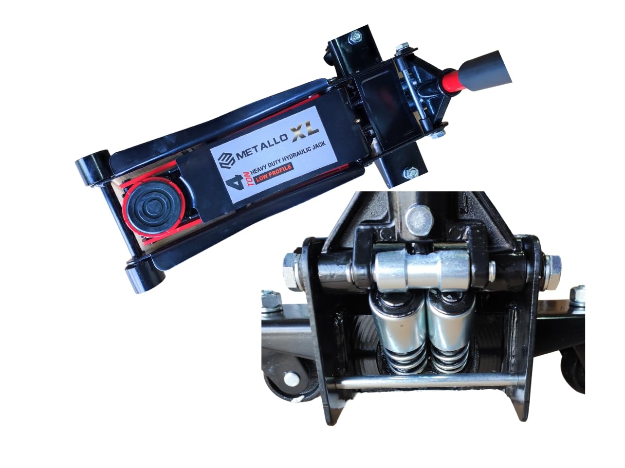 Cric 4 tonnes avec double piston