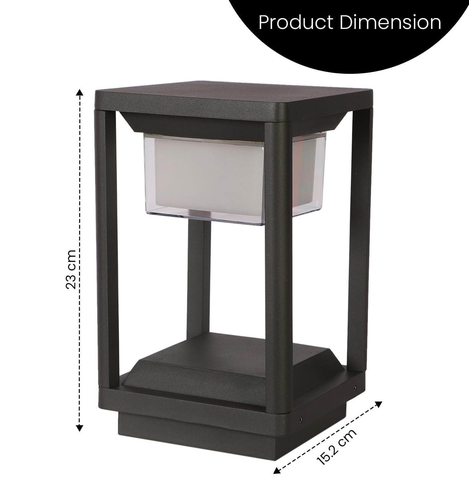GIGAWATTS Outdoor Gate Light - 12W LED, Waterproof -3