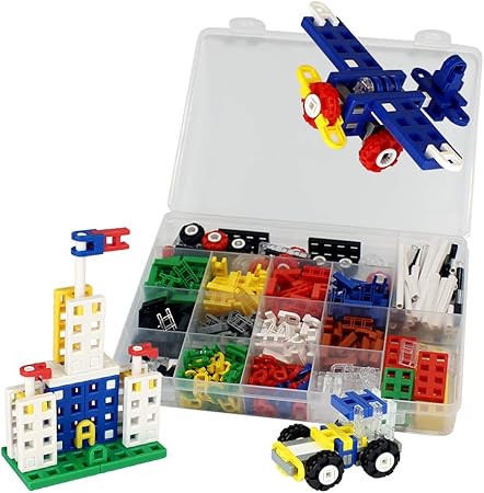 Amazon ブックローン リブロック ミニ基本セット508 9色 508ピース 収納ケース付 本格派知育ブロックミニサイズパーツ ブロック おもちゃ