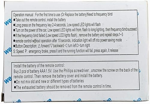 Miniatura 7 de weelye RX23 (RX18) 12V 2.4G Control remoto Bluetooth y receptor para niños Ride On Toys, caja de control de 12 V, accesorios de placa base para