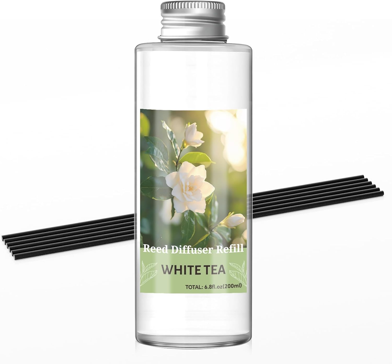 SCENTORINI Reed Diffuser Oil Refill, White Tea Diffuser Oil 6.76 Fl Oz