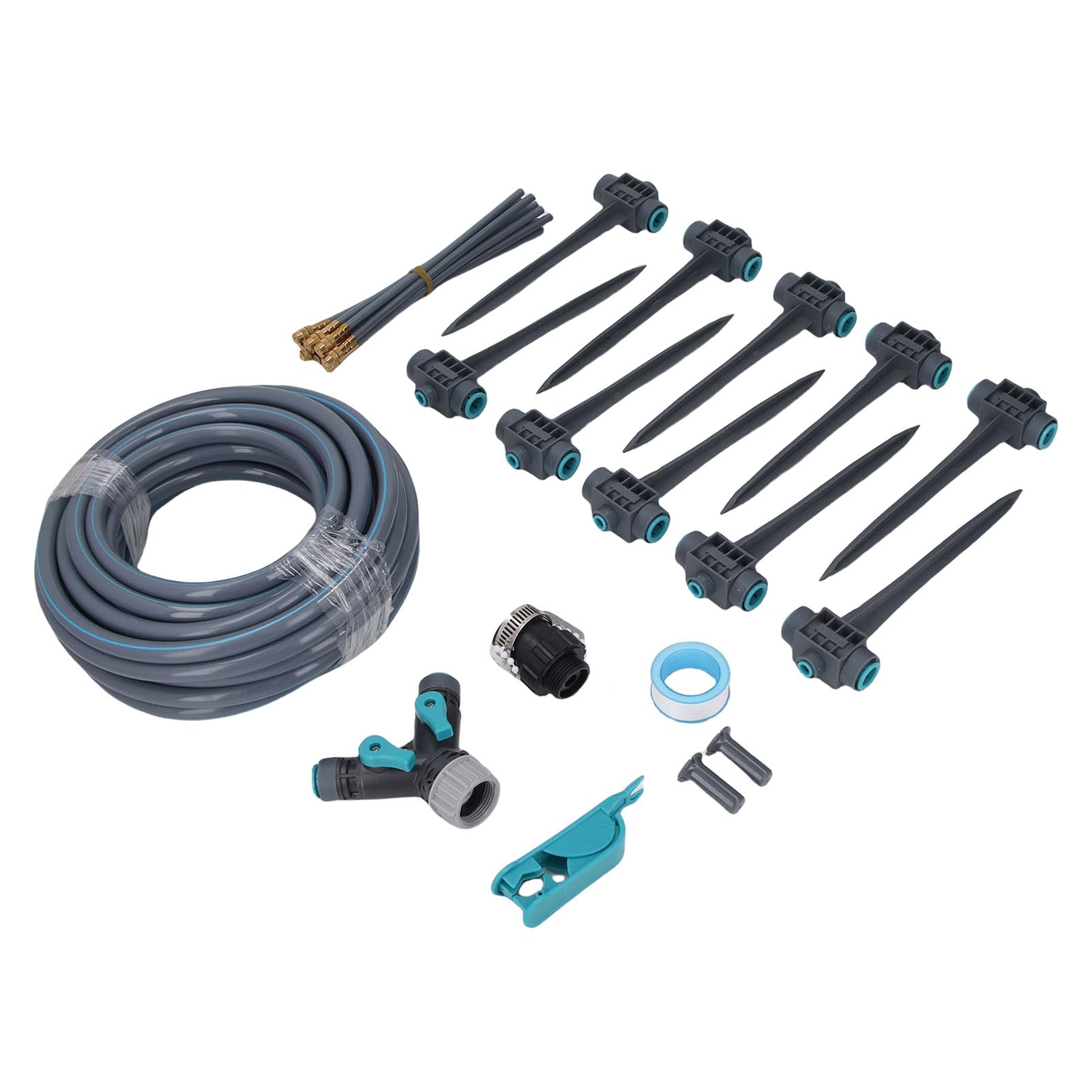 Asixxsix Système d'irrigation Goutte à Goutte à 3 Modes d'arrosage, Système 'arrosage Automatique de Jardin avec 10 Buses, Kit de Brumisation et 'irrigation à à Grande Couverture pour Plantes en