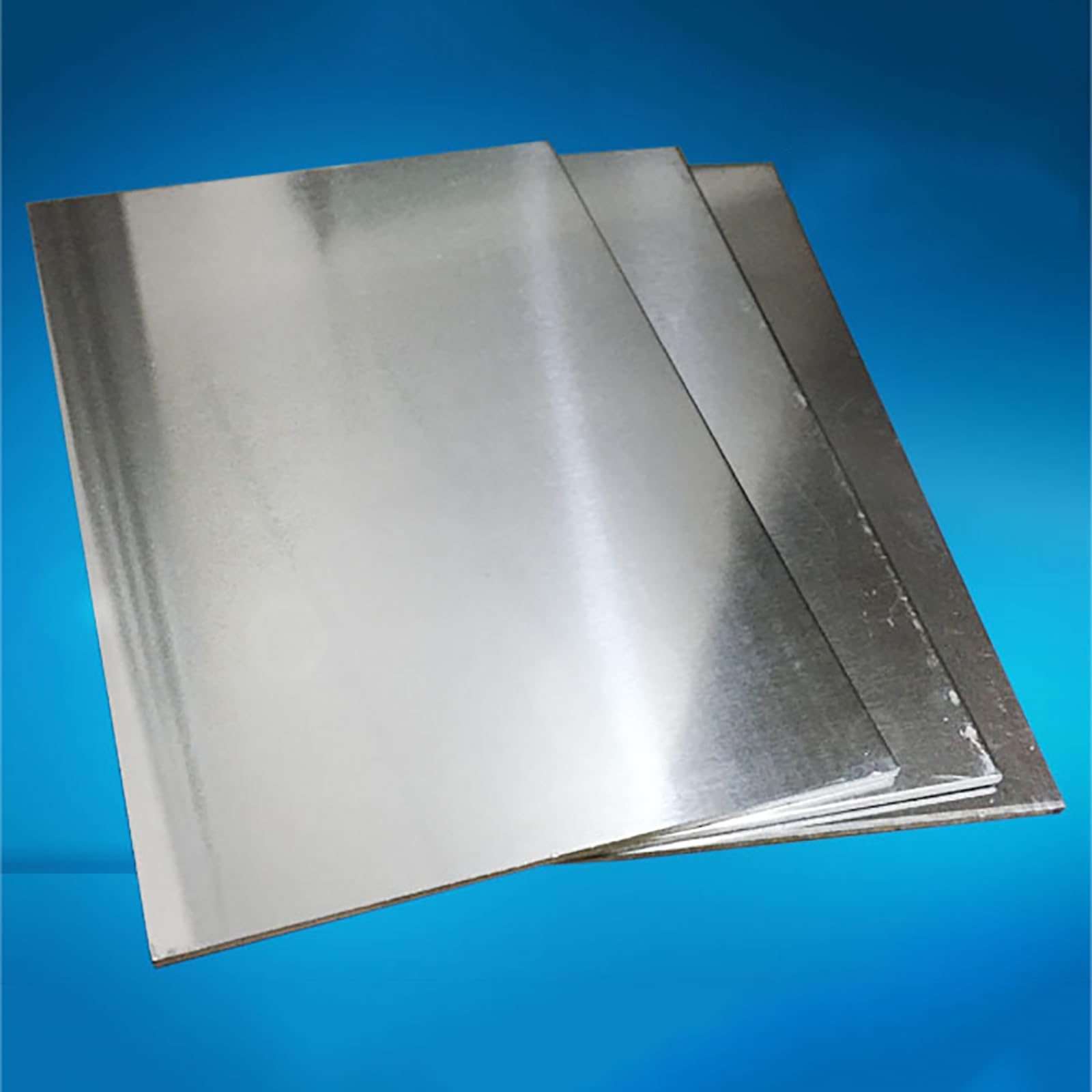 Aluminiumbleche und -platten, 1060 Aluminiumblech, 200–500 mm L&B, 1–3 dick, mit Schutzfolie for Basteln(1 * 400 * 500mm)