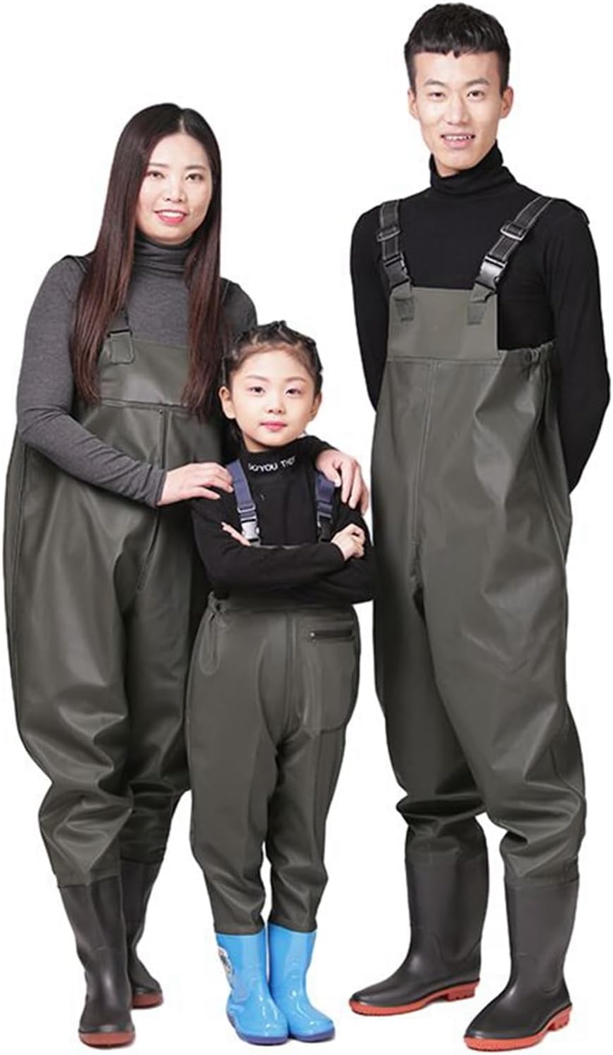 子供用 ウェーダー 胴長靴 防水ズボン 女の子 男の子 ラジアルソール ヒップブーツ 防汚 防風 防水防滑 ウェーディングシューズ