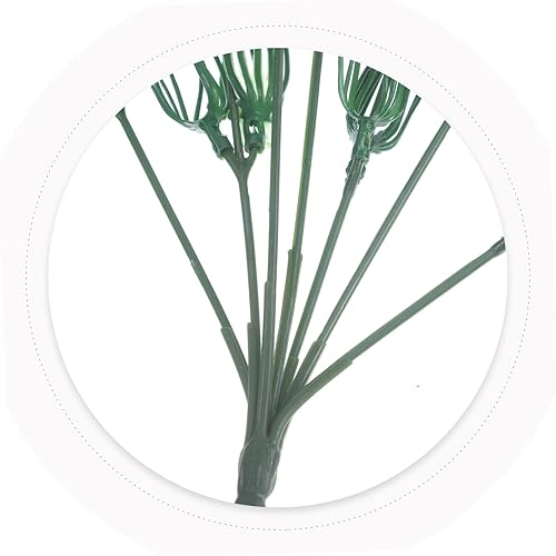 Miniatura 3 de Trébol artificial de cuatro hojas de plástico, plantas vegetales, arreglo de flores, florero, decoración de trébol de cuatro hojas para boda,