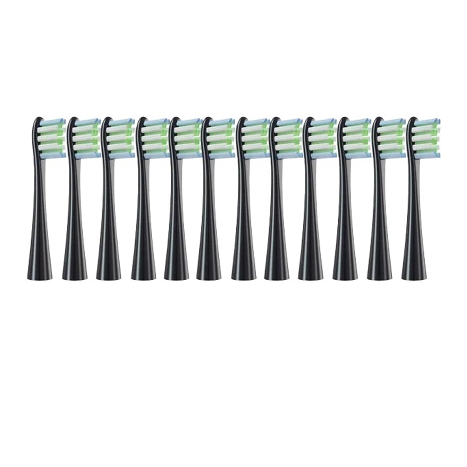 Testine 12pcs, compatibile con Oclean, X X PRO Z1 | F1, One, Air 2, SE testine morbide per adulti(12Black)