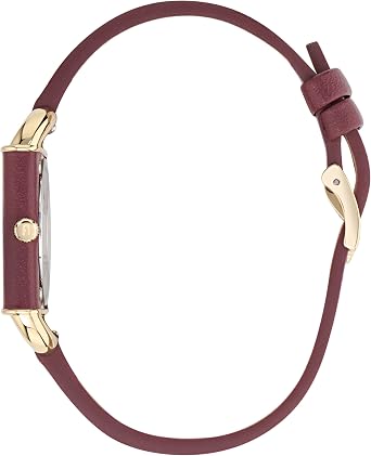 FURLA Women's Wristwatch FURLA ARCO SQUARE WW00017020L2 Quartz, Waterproof for Daily Use, Mineral Glass, Yellow Gold Dial, Stainless Steel