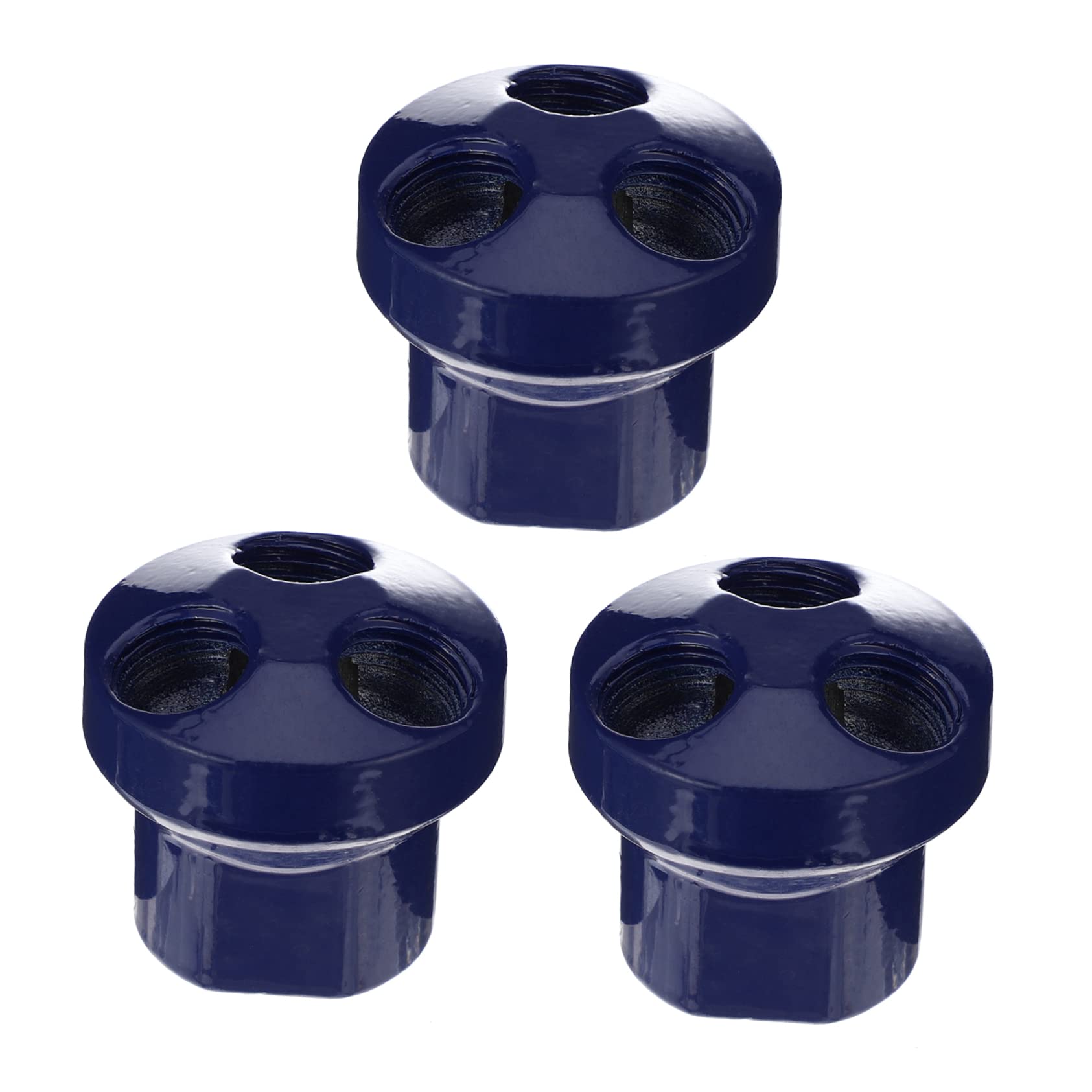 WOONEKY Efficient Air Distribution 3pcs Aluminum Pneumatic Manifold Adapter for Air Tools