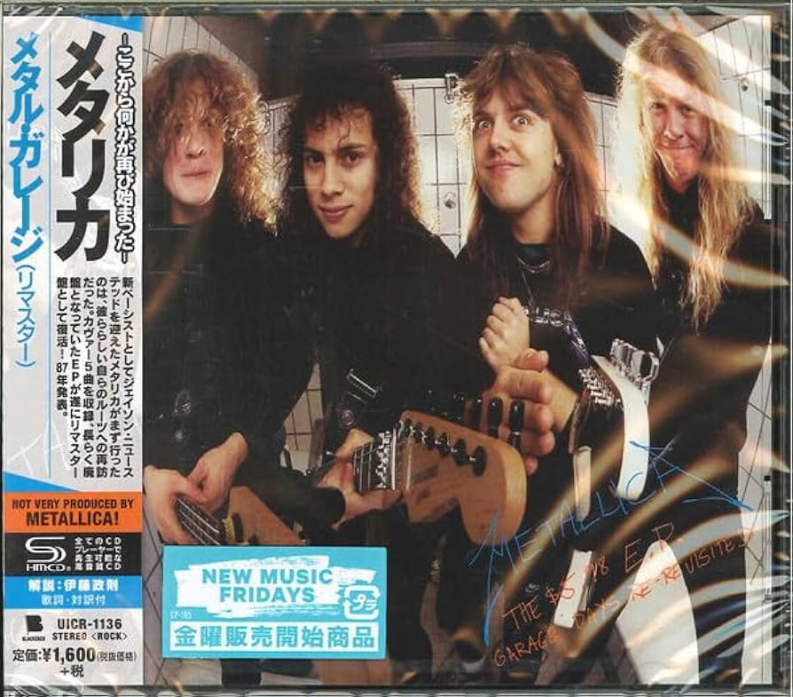 シュリンク残LP美盤 メタリカ/メタル・ガレージ llica Japan シュリンク残LP美盤 メタリカ/メタル・ガレージ Metallica Japan