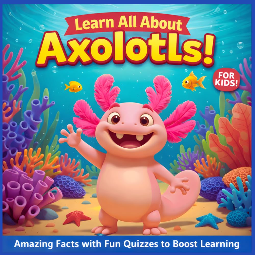 Learn All About Axolotls!: Amazing Facts with Fun Quizzes to Boost Learning