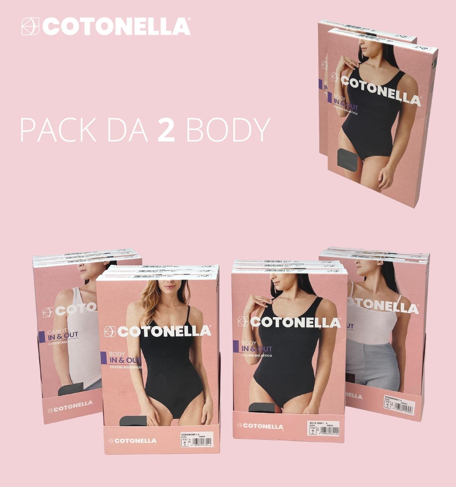 Lot de 2 Débardeur Femme Coton Épaule Large et Épaule Serrée Body Débardeur Débardeur Débardeur Femme Sous-vêtements Coton