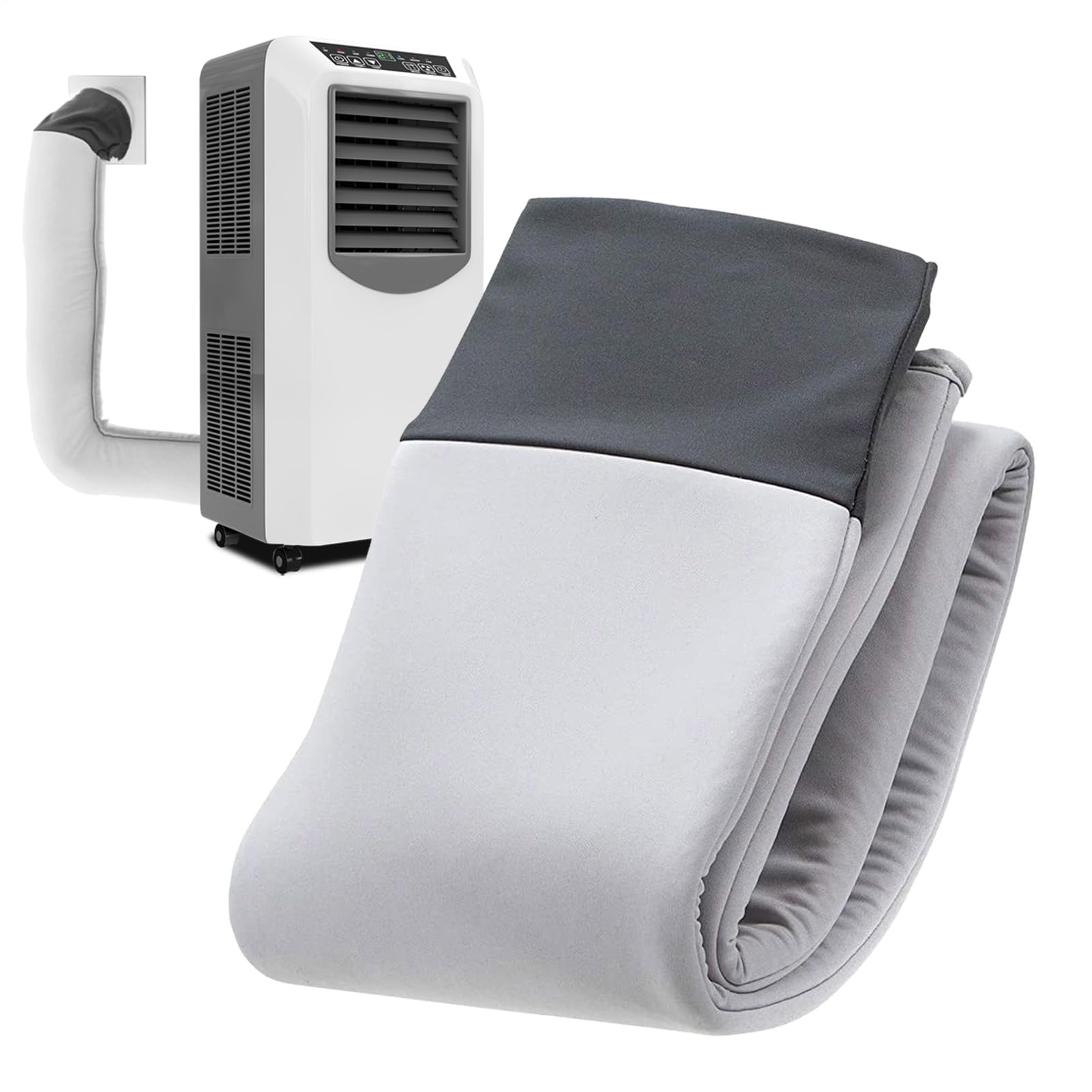 Couverture de tuyau d'air conditionné isolante en tissu premium pour climatiseur de maison 15cm
