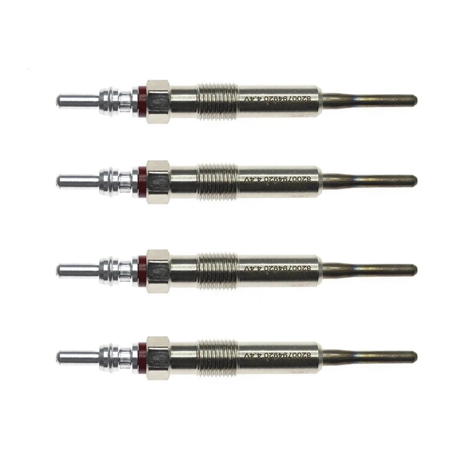 Candelette diesel Compatibile con Grand per Scenic III 2009 2010 2011 2012 2013 2014 2015 4X candelette per riscaldatore ausiliario 4,4 V 8200794920 1855080KA0000