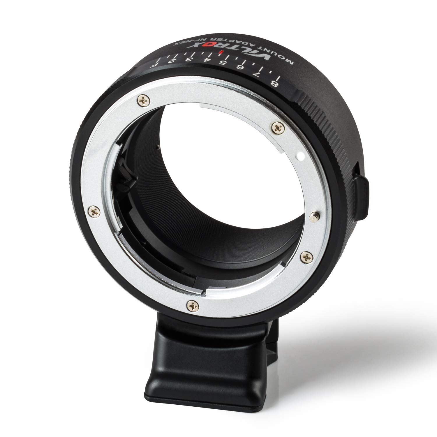 VILTROX NF-NEX Adapter Manueller Fokus Objektivadapter mit Blendenscheibe für G/F/AI/S/D Objektiv auf Sony NEX E Mount Camera Sony A7 A7R A7RII A7RIII A6500 A6300 NEX-7